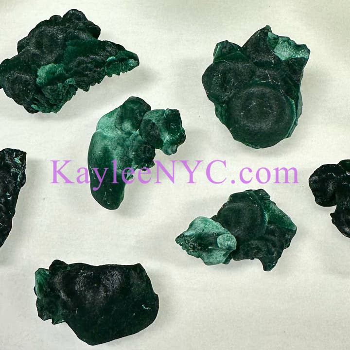 KayleeNYC - Wholesale Spiritual Stone/Crystal - 0.5 lb Natural Malachite Specimens Crystals healing energy 4