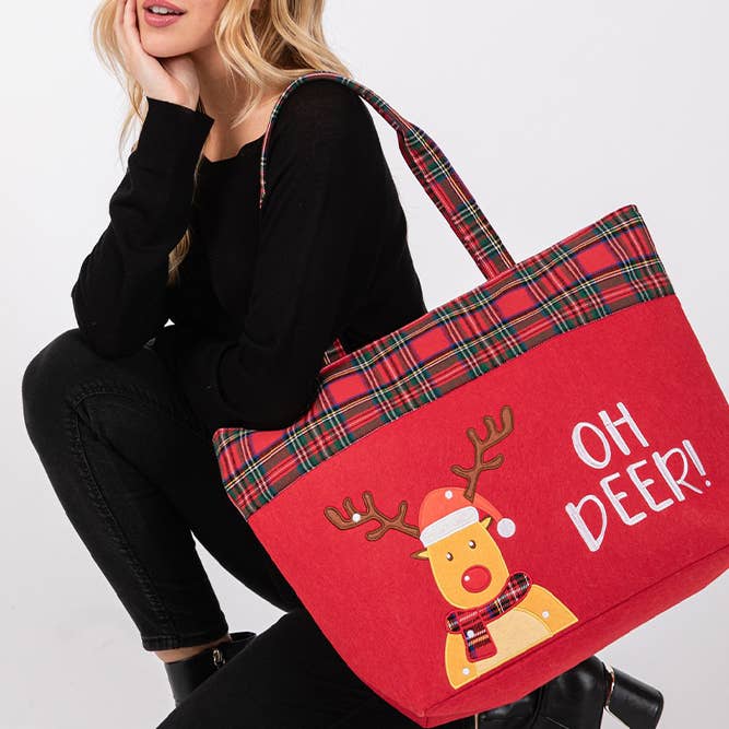 Hana – wholesale Bärkasse - Dam – OH DEER Reindeer julhelgspåse5