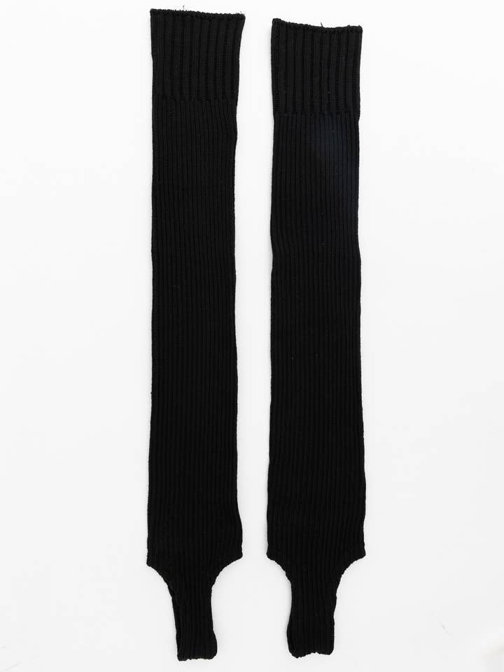 Leto Accessories – Engroshandel Benvarmere - Dame – Ribstrikkede benvarmere 🧶 – Danserstil til vintermode4