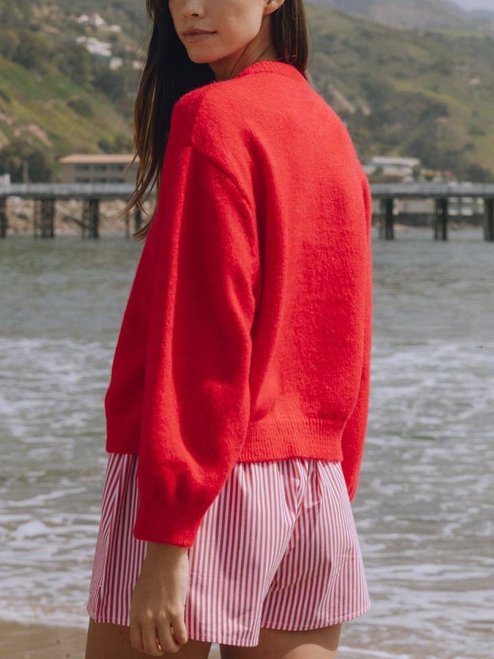 HIDDENBRAND - Wholesale Cardigan - Women's - Essential Plain Button Down Basic Cardigan12