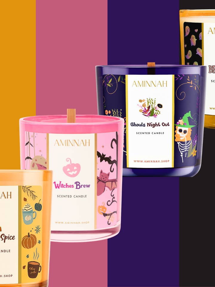Candele Profumate di HALLOWEEN per la vendita all'ingrosso da parte di AMINNAH
