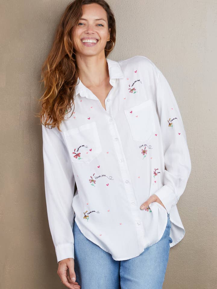 I Love You Shirt for wholesale by WASH LAB