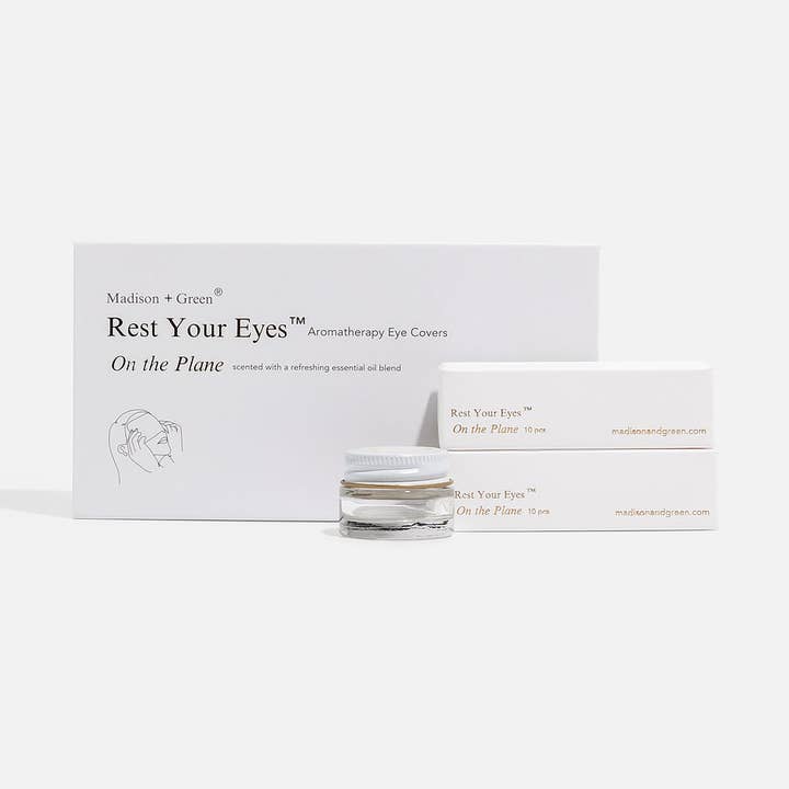 Rest Your Eyes - On the Plane for wholesale by Madison + Green