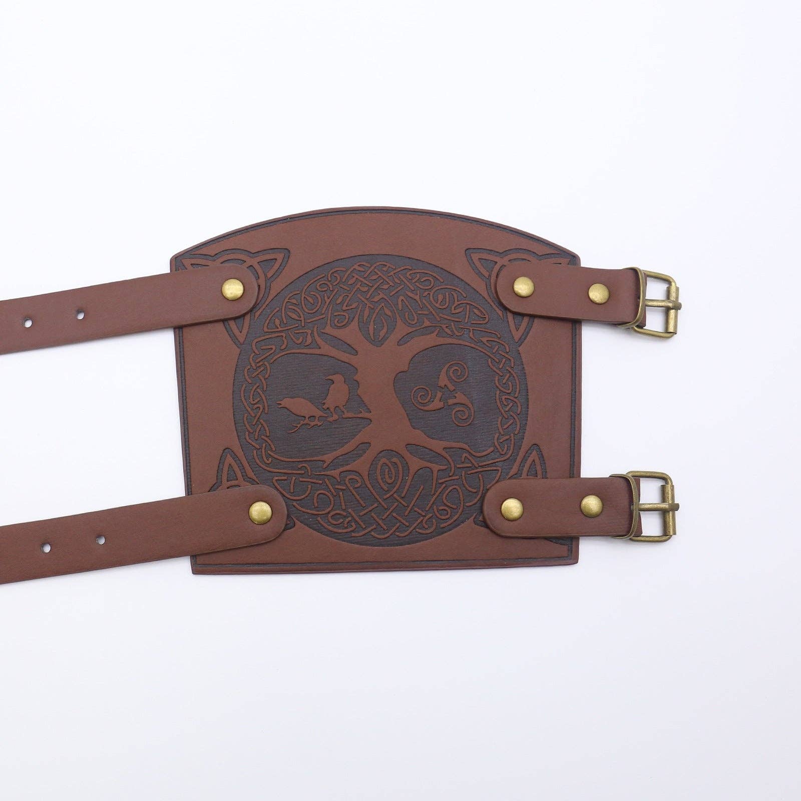 SALINA TRADING INC - Wholesale Costume – Women's - Medieval Leather Wrist Cuffs Retro Punk Arm Guards Festival Costume Accessories35