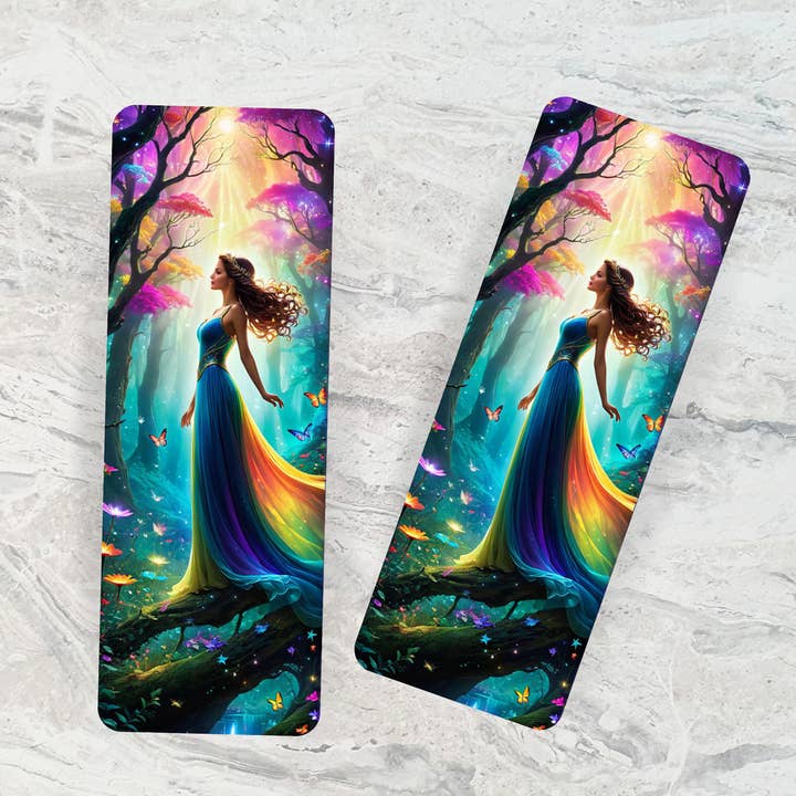 simply creative – wholesale Bokmärke – Härligt illustrerat älvtryckt bokmärke, Sidsparare, Book Lover Present7