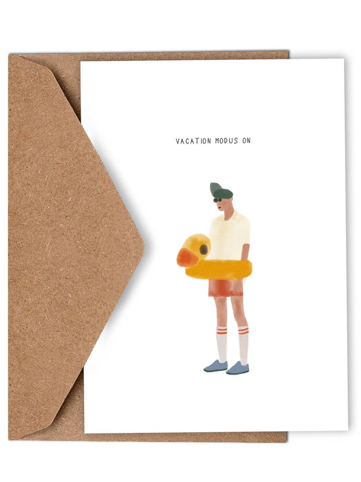 VAKANTIEMODUS AAN. Atelier KATHAN voor wholesale door Studio KATHAN