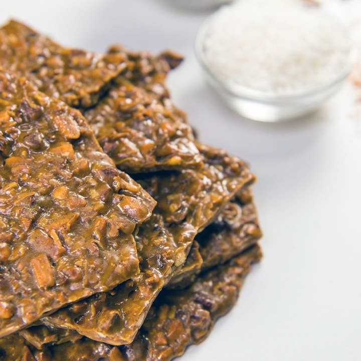 8 oz CCCCurry Butter Crunch for wholesale by p.o.p. candy co.