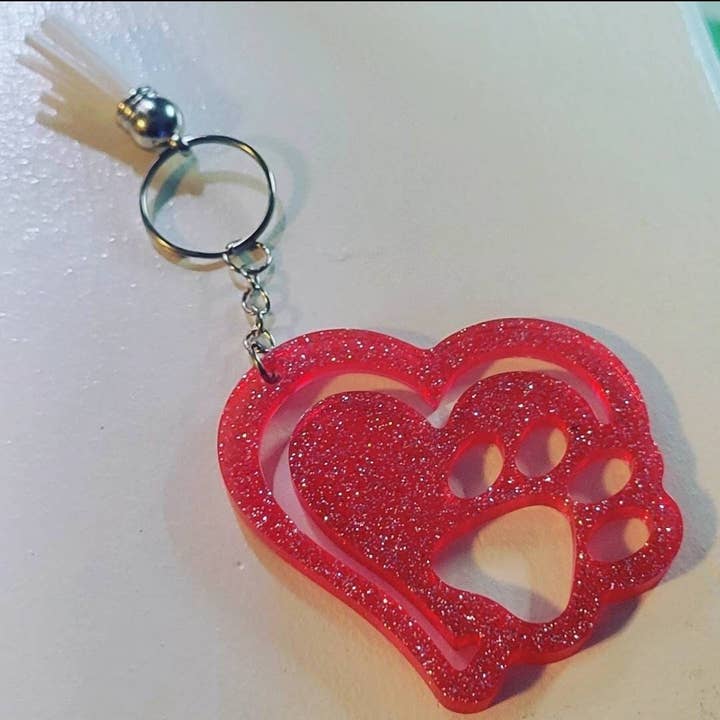 Heart Paw Print Keychain, Dog Paw Keychain, Pet Keychain and other Purchase Wholesale paw print keychain. Free Returns & Net 60 Terms on Faire trending on Faire.