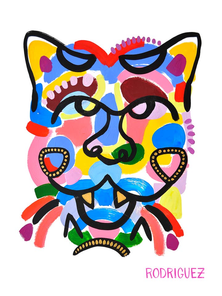 SAFA Beautiful Monster Print for wholesale by Marianne Angeli Rodriguez Gallery