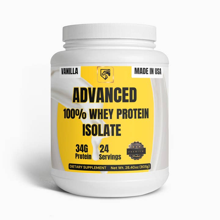 theLifeSupps.com – Proteína/Superalimento em pó por atacado – Isolado Avançado 100% Whey Protein - Sabor Baunilha | Suplemento Proteico de Alta Qualidade