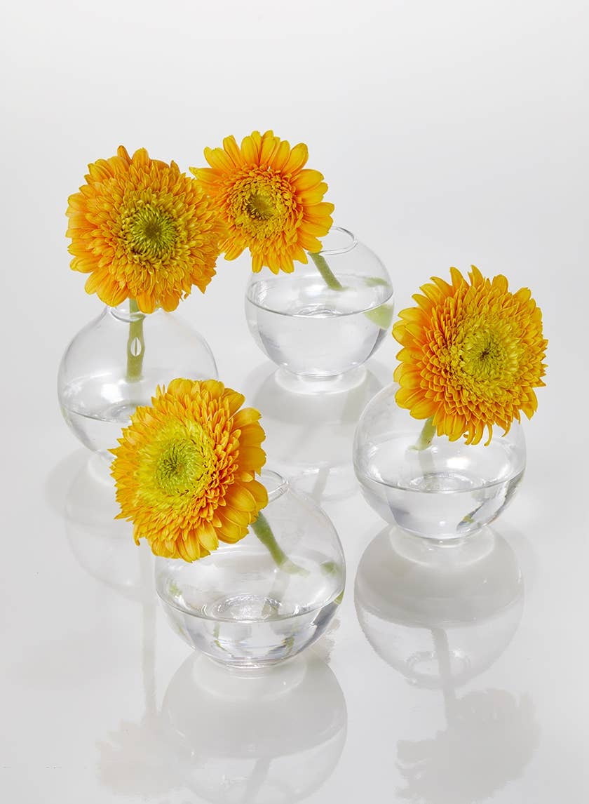 Jamali Garden - Wholesale Vase - 3in Ball Glass Bud Vase1