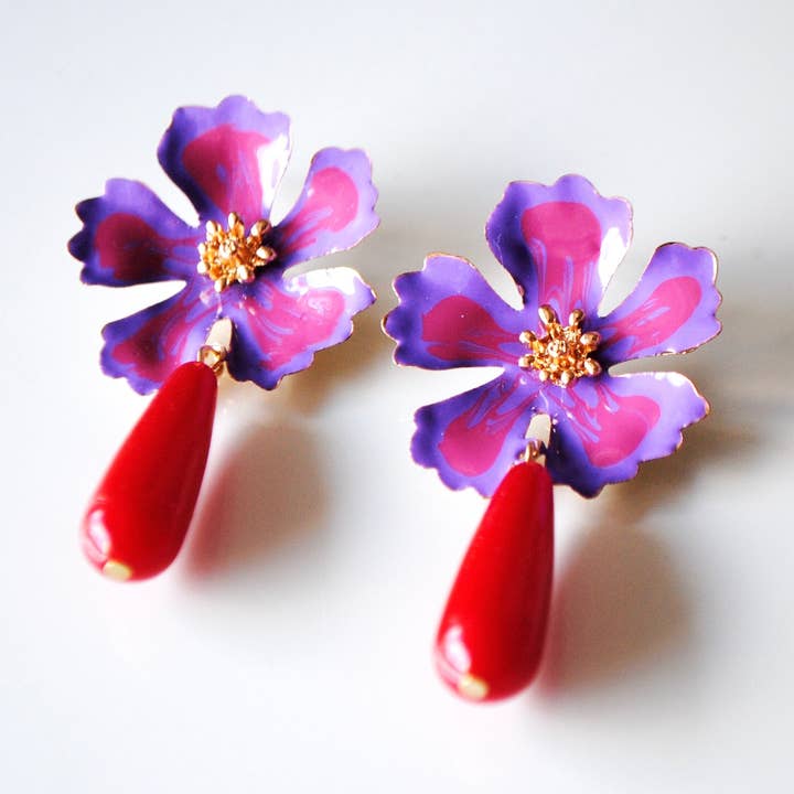 Lotus øreringe for engroshandel hos Minerva Brand