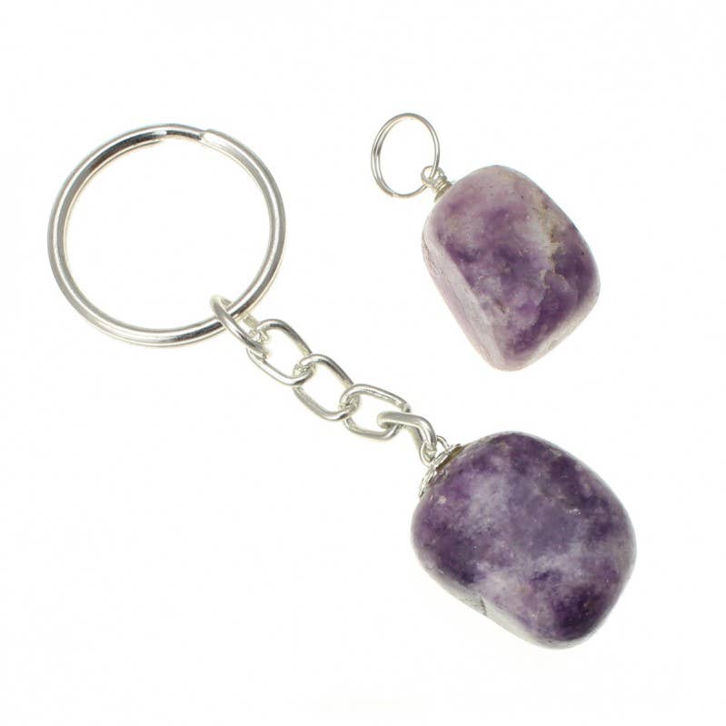 UniArt - Wholesale Keychain - Unisex - Set of Keychain and Pendant with Semiprecious Stones2