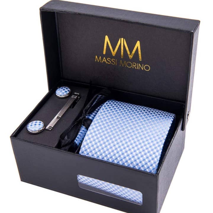 Massi Morino - Wholesale Necktie - Men's - Tie set | Extensive box content