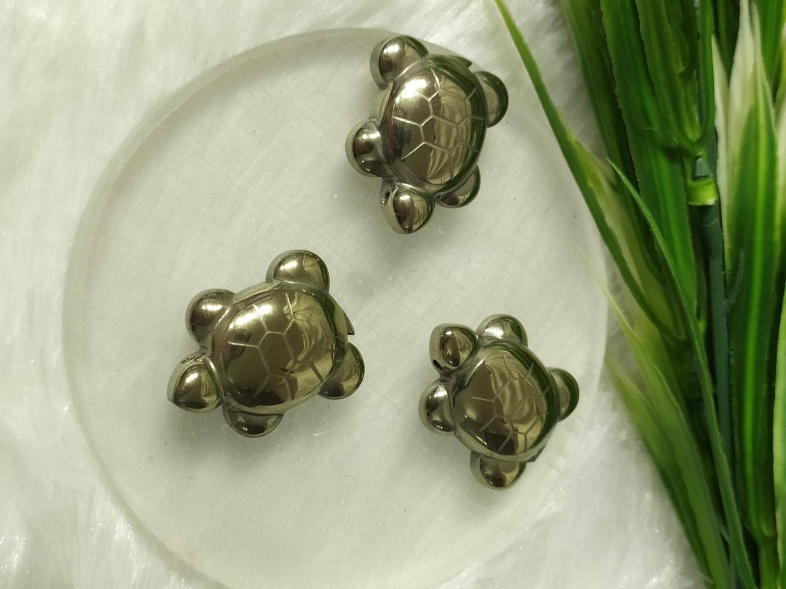 Soothing Crystals - Wholesale Spirituele steen/kristal - Groothandel Gouden Pyriet Schildpad Beeldjes | Kristal Dieren in Bulk10