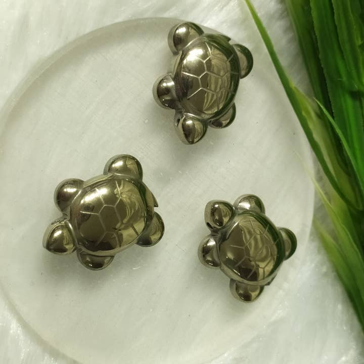 Soothing Crystals - Wholesale Spiritual Stone/Crystal - Wholesale Gold Pyrite Turtle Figurines |Bulk Crystal Animals10