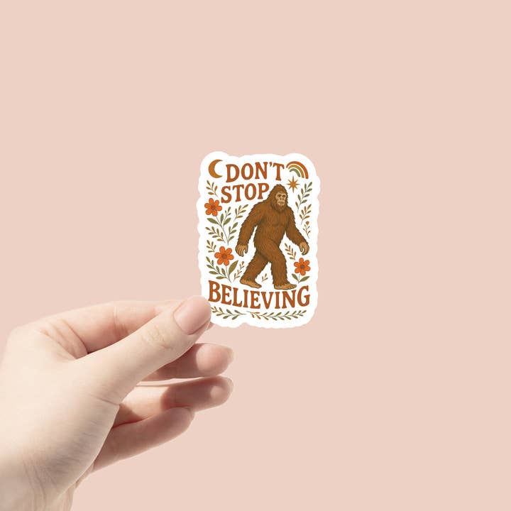 Autocollant Don't Stop Believing pour la vente par Glitter Paper Scissors