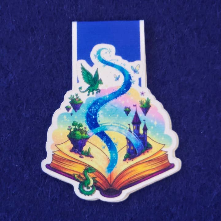 Dragon Fantasy Book Lovers - Magnetic Bookmark for wholesale by Designs by Mysh
