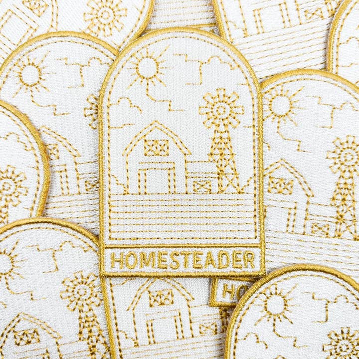 Field Trip Threads - Wholesale Patch - Homesteader Patch – Embroidered Iron On Farm for Garden Barn2