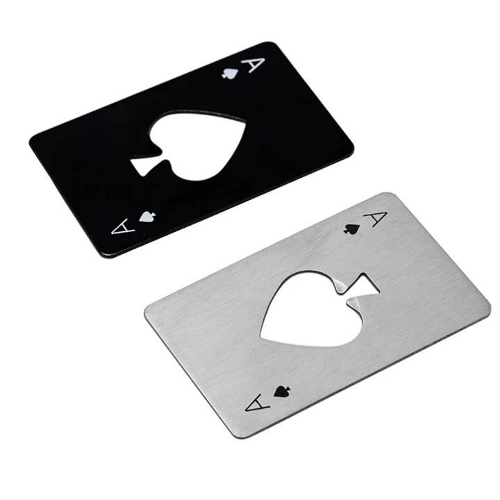Ouvre-bocal à vin en forme de carte de poker pour la vente par Homerely (We Cover All Import Duties)