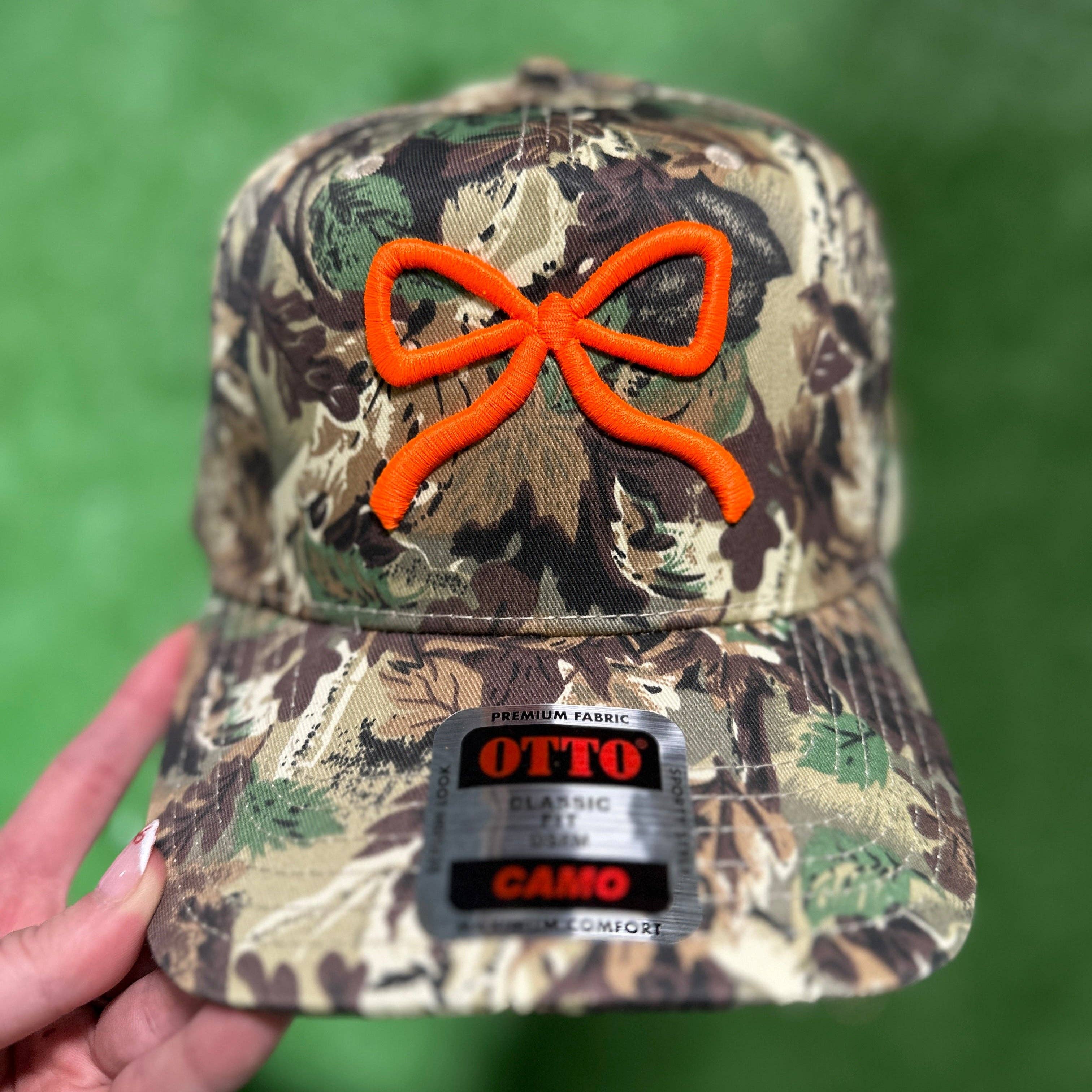 Pyramid Printing & Promotional - Wholesale Hat Accessory - Women's - Camo Bow Embroidered Trucker Hat4