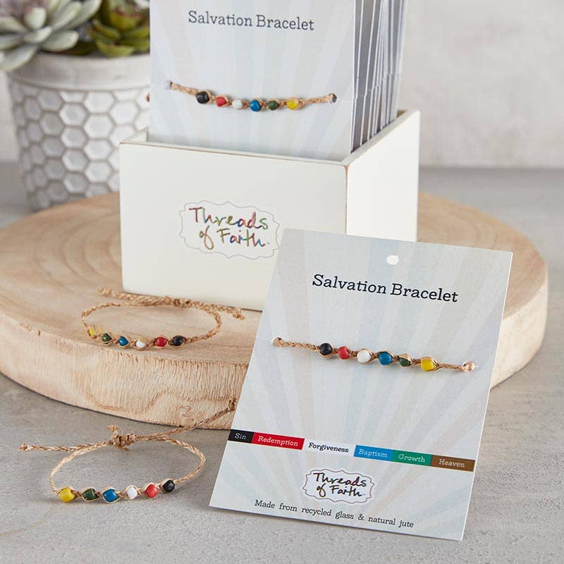 Faithworks by Creative Brands - Wholesale Beaded Bracelet - Salvation Bracelet3