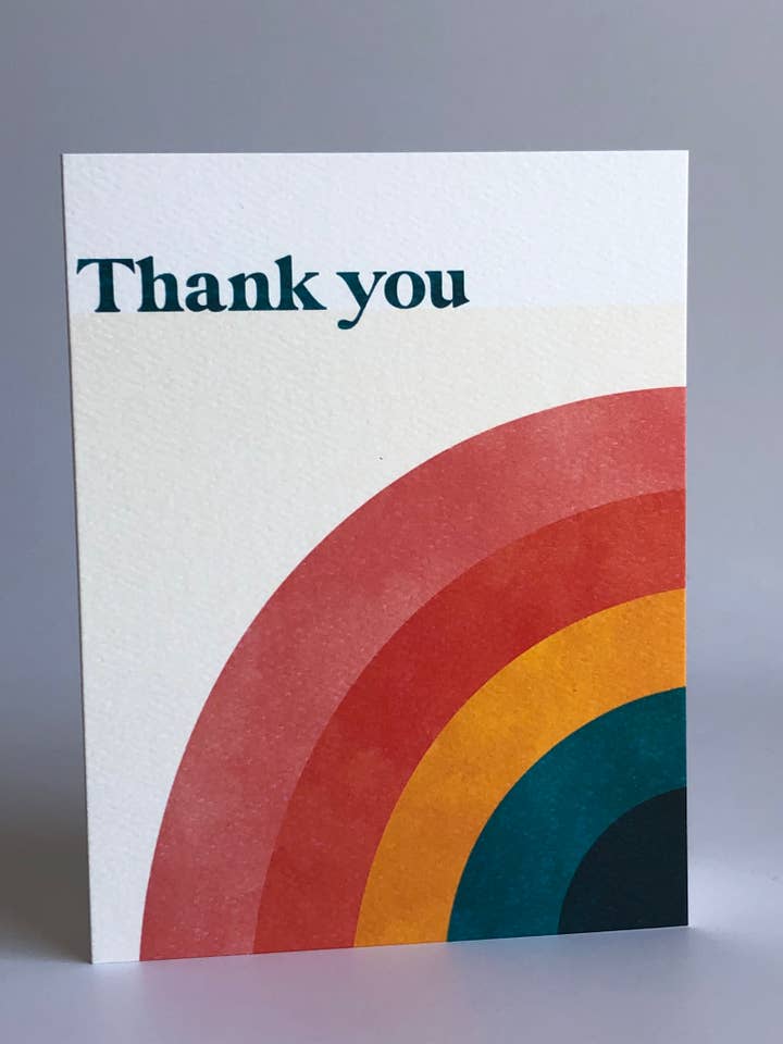 Retro Rainbow - Obrigado por atacado de Golden Rabbit Co.