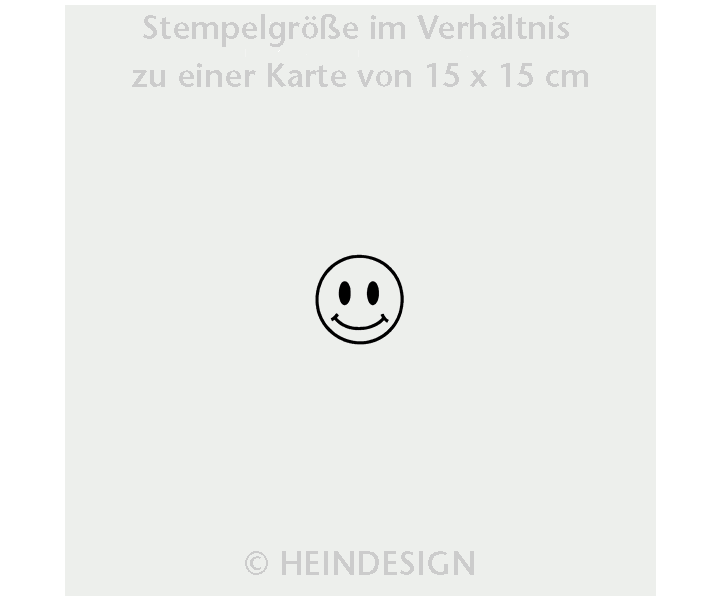Heindesign - Wholesale Rubber/Decorative Stamp - Motif Stamp Title: Big Smile1