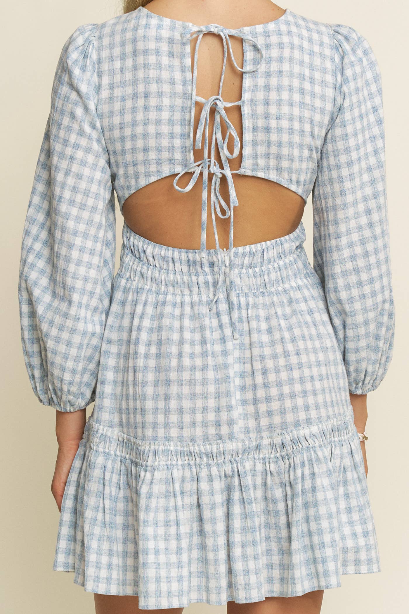 Hersy - Wholesale Dress - Women's - THE GINGHAM GARDEN DRESS - HD00408