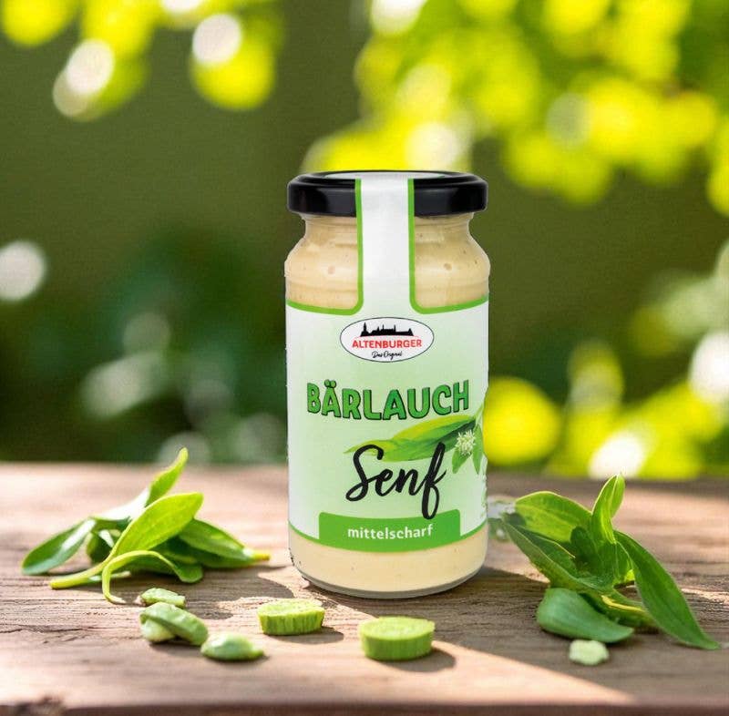 Altenburger Senf & Feinkost GmbH & Co. KG – Großhandel Senf – Bärlauch Senf - mittelscharfer Senf2