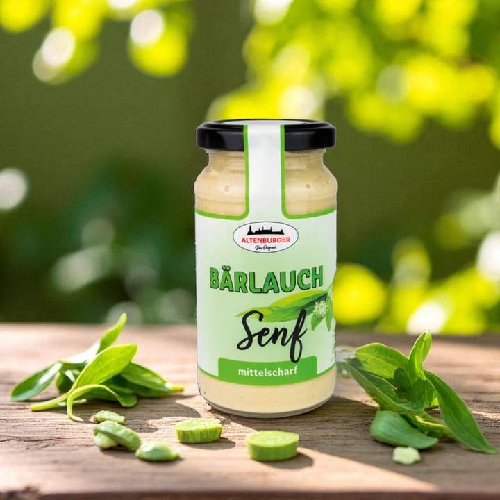 Altenburger Senf & Feinkost GmbH & Co. KG – Großhandel Senf – Bärlauch Senf - mittelscharfer Senf2