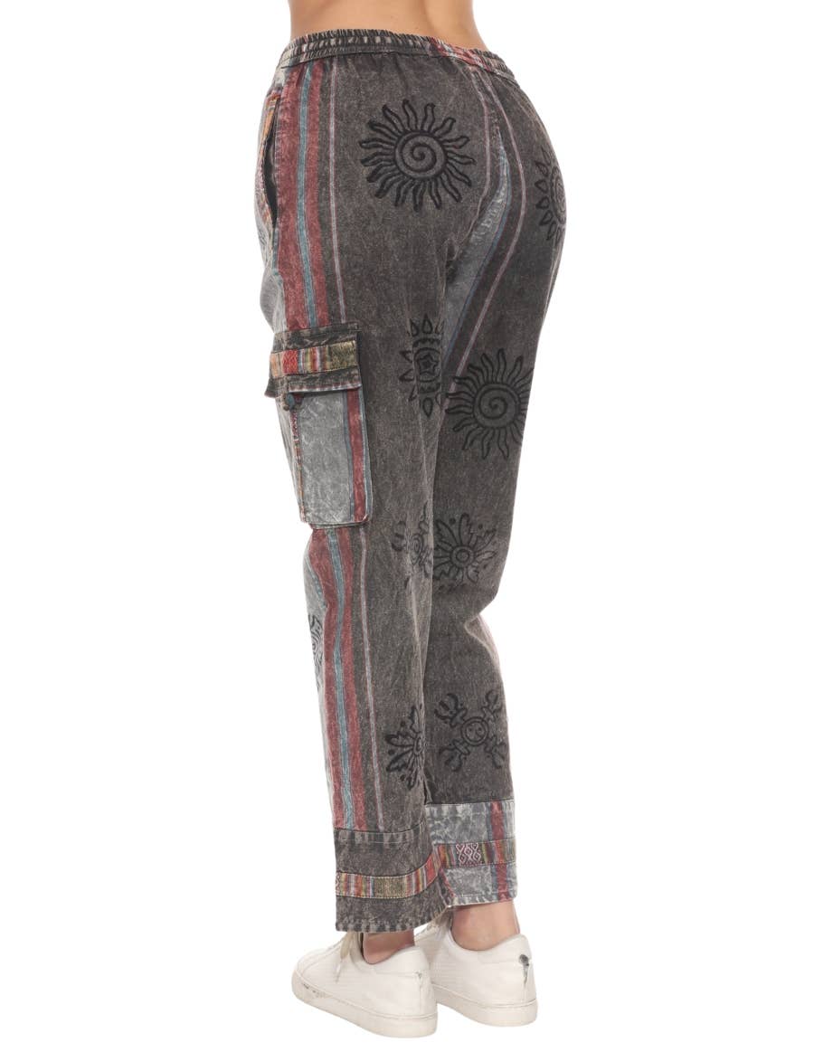 The Collection Royal / Royal Handicrafts - Wholesale Pants - Women's - Cotton Washed Boho Hippie Genie Pants24