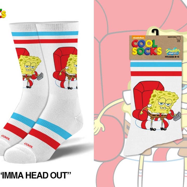 Imma Head Out Socks for wholesale by Cool Socks