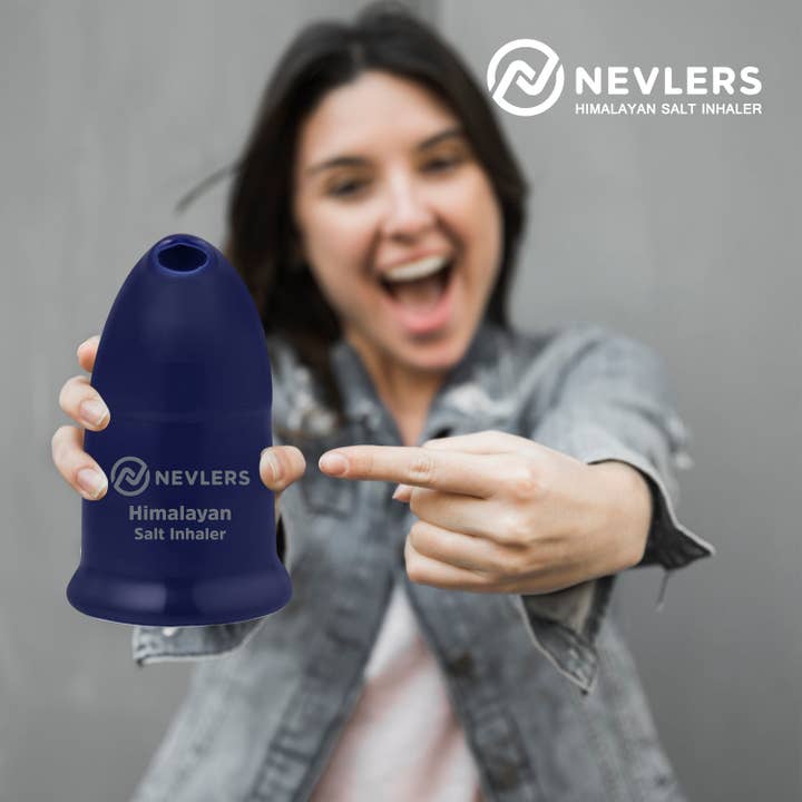 Nevlers – wholesale Aromaterapiinhalator – Nevlers Himalayan Salt Inhalator - Navy