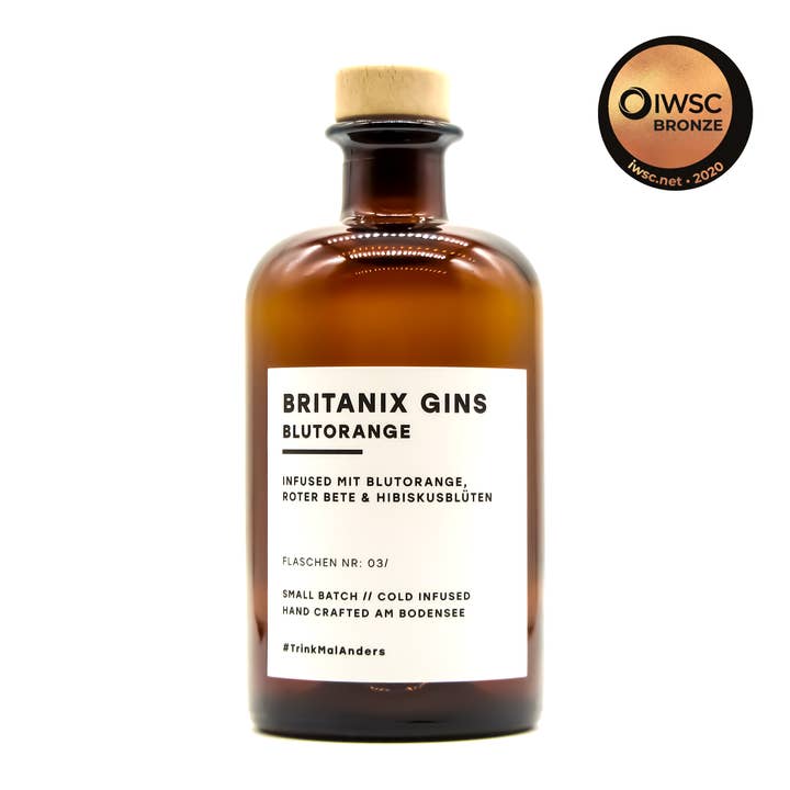 Britanix Gins – Großhandel Gin – Blutorange Gin (500 ml/40% Vol.)