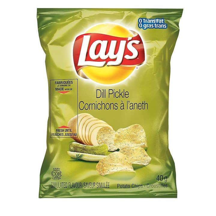Echo Sales America - Wholesale Chips - Lay's Dill Pickle 40g - 40 Pack