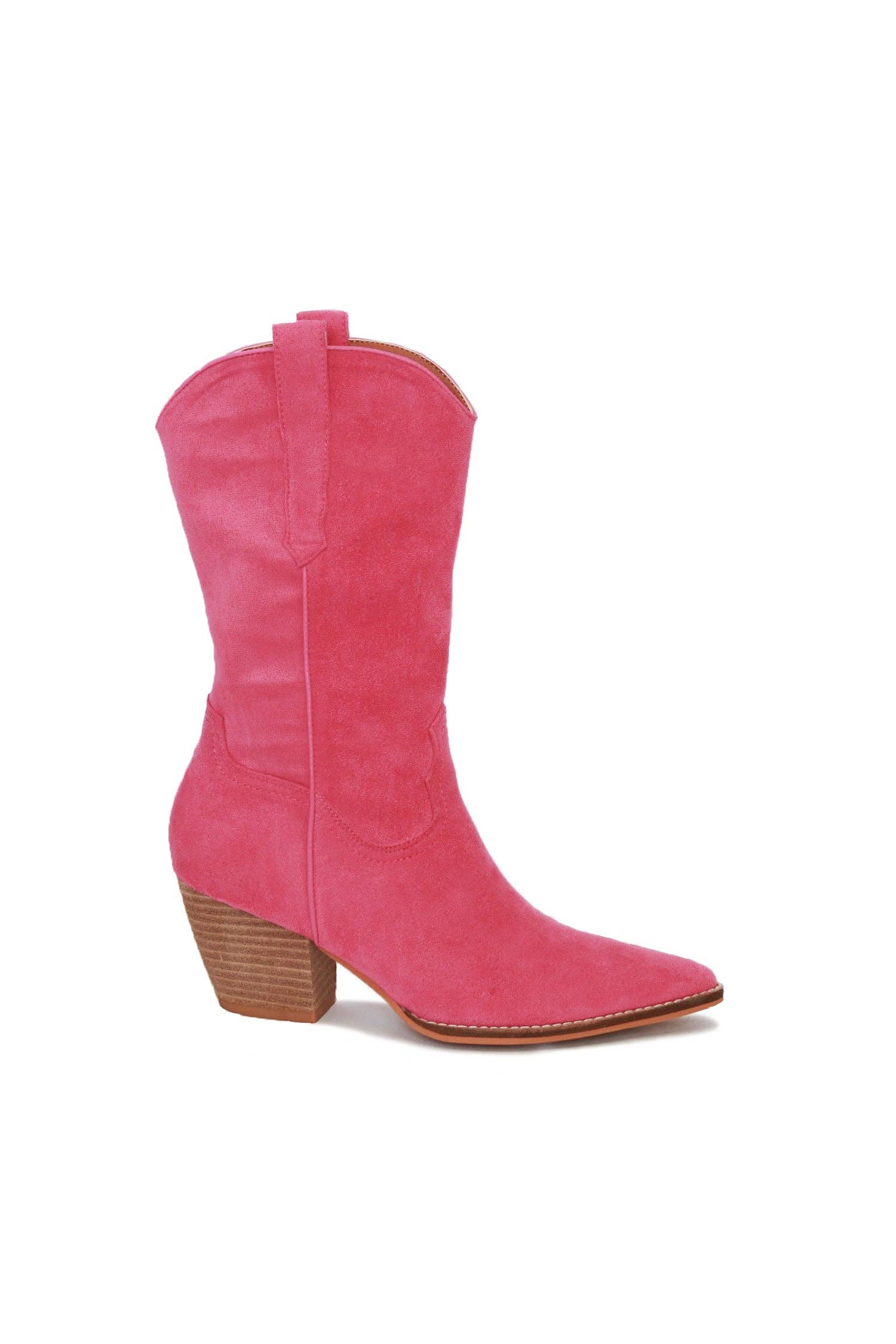 BEAST FASHION - Wholesale Cowboy Boots - Women's - ARISA-08 Cowgirl Suede mid-calf Boots2