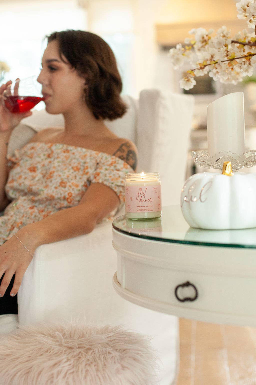 Austy Lou by Broken Top Brands - Wholesale Jar/Filled Candle - Girl Dinner 9oz Soy Candle1