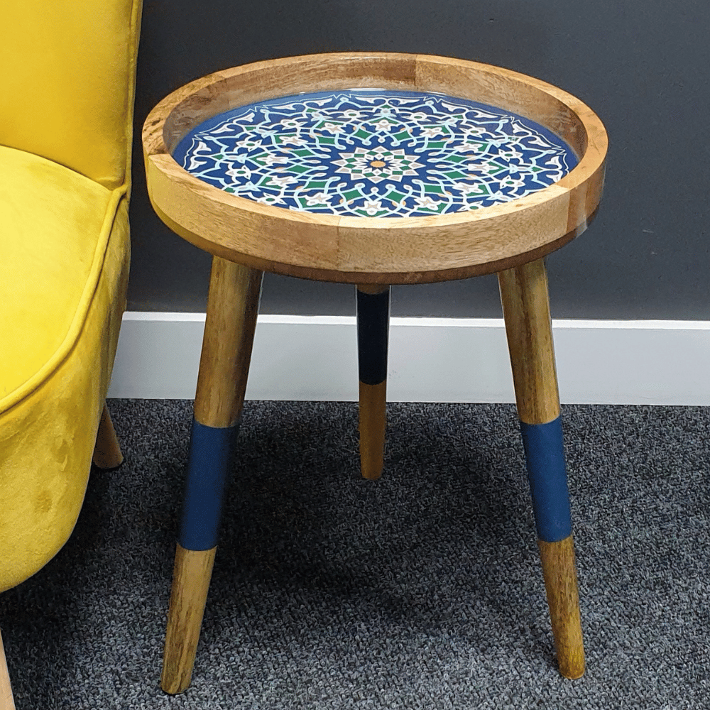 Hartsmede - Wholesale Side Table - Handmade Side Table Removable Legs Hummingbird Tray Table1