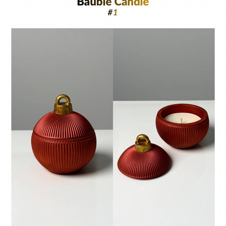 Ronaja Home - Wholesale Novelty Candle - Christmas Bauble Candle