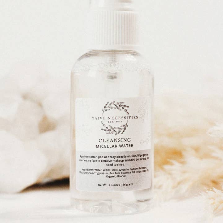 Naive Necessities - Wholesale Facial cleanser - Cleansing Facial Micellar Water1