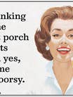 Magnet: If drinking on the front porch counts for wholesale by Ephemera