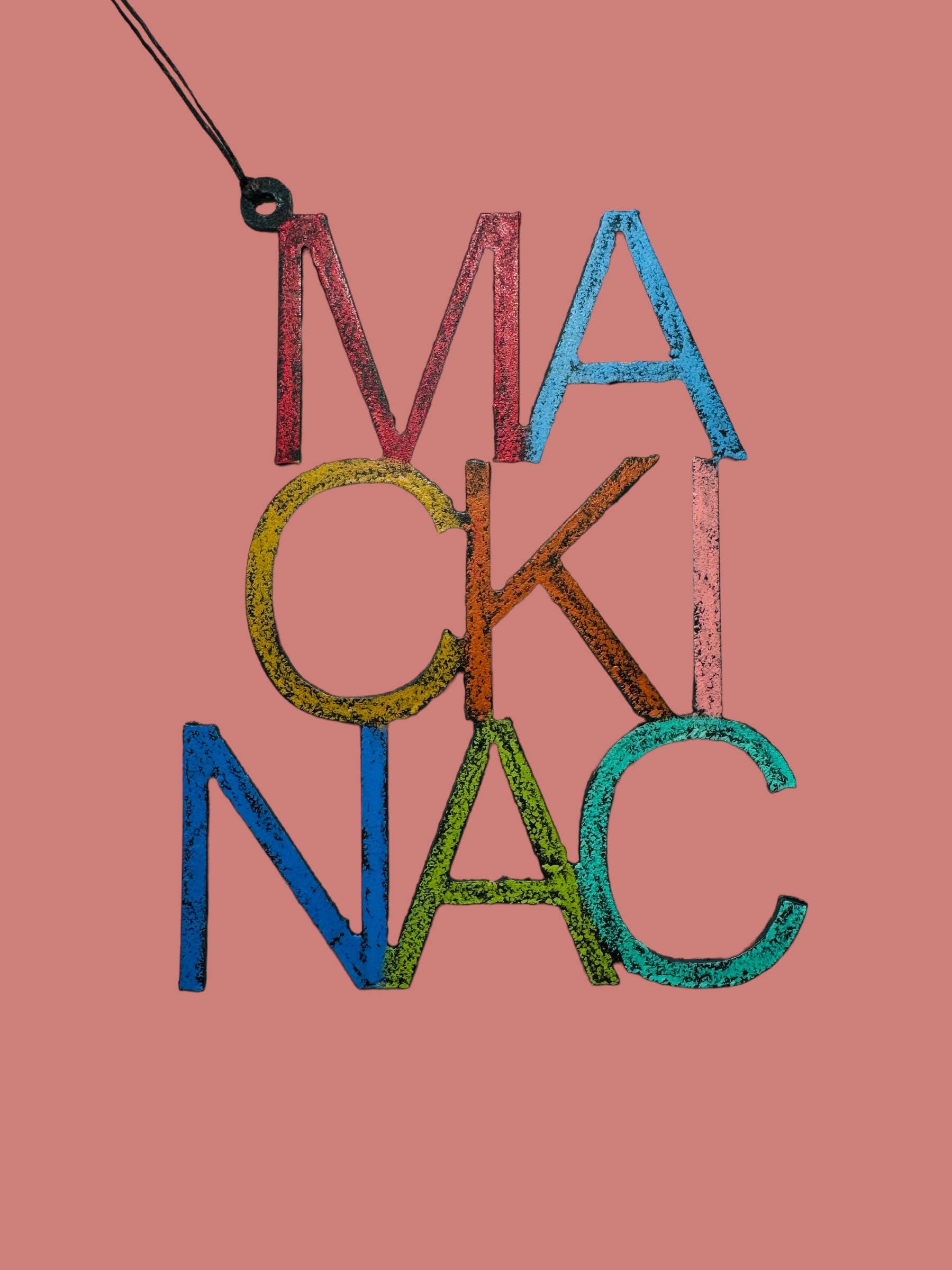 Whimsies - Wholesale Ornament - WORD ORNAMENT Your City State custom namedrop metal ornament7