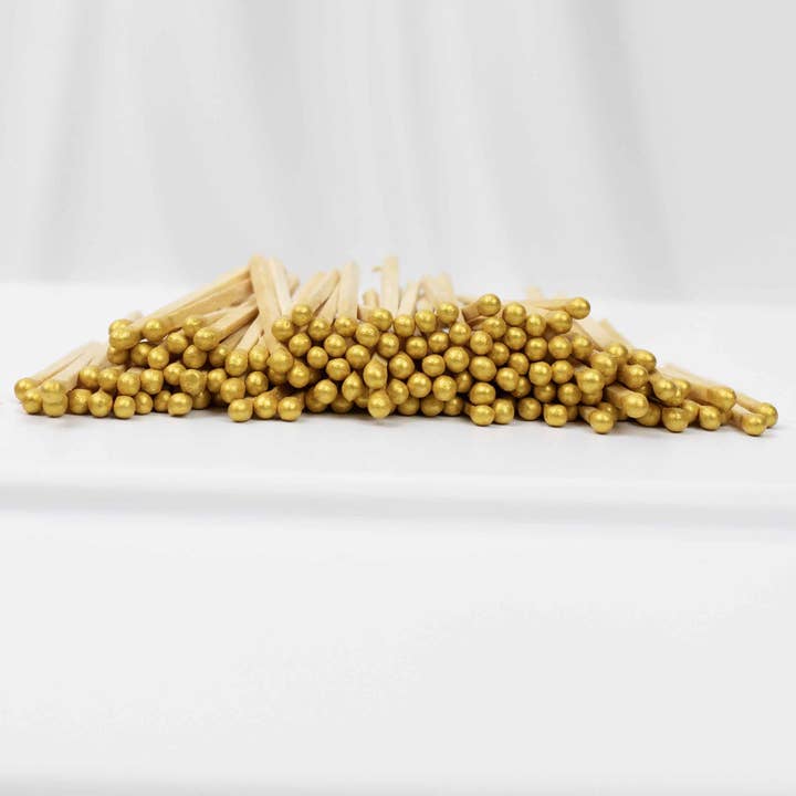 4.8 cm Gold Tips Matches, Matches Refill for wholesale by UniqueGiftsAG