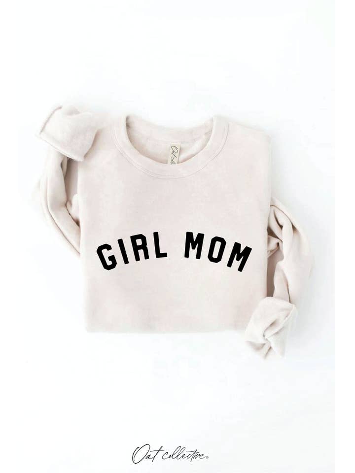 OAT COLLECTIVE - Wholesale Graphic Sweatshirt - Women's - GIRL MOM Graphic Sweatshirt