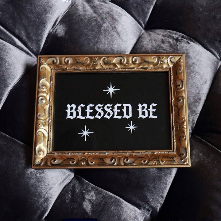 Lady Moon Co.® - Wholesale Sign - Blessed Be Print