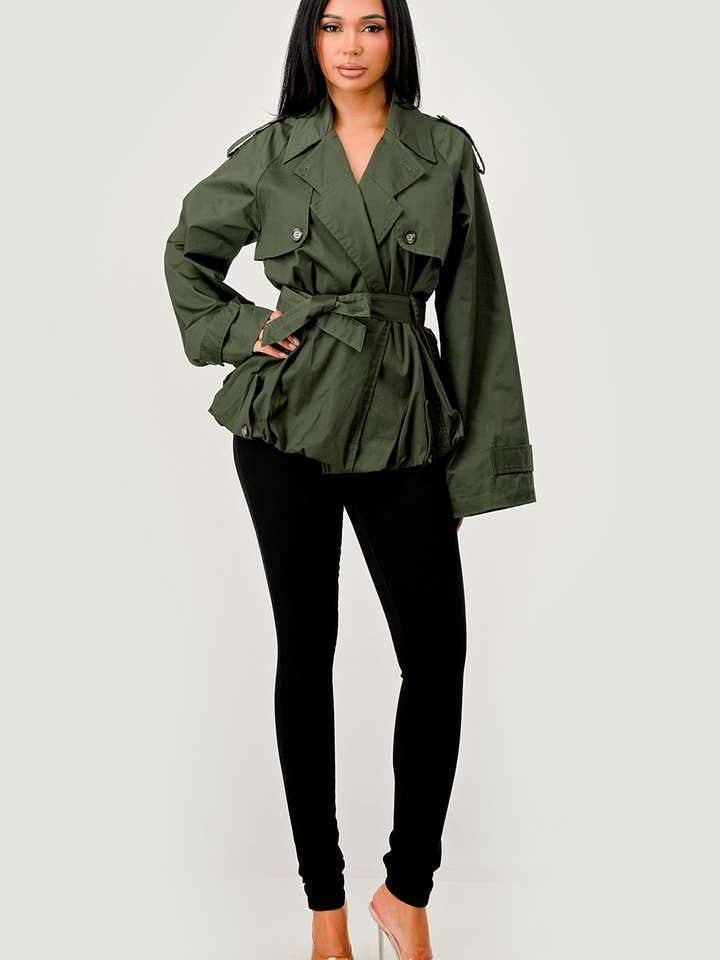 Cherry Mellow - Wholesale Jacket - Women's - TRENCH JACKET4