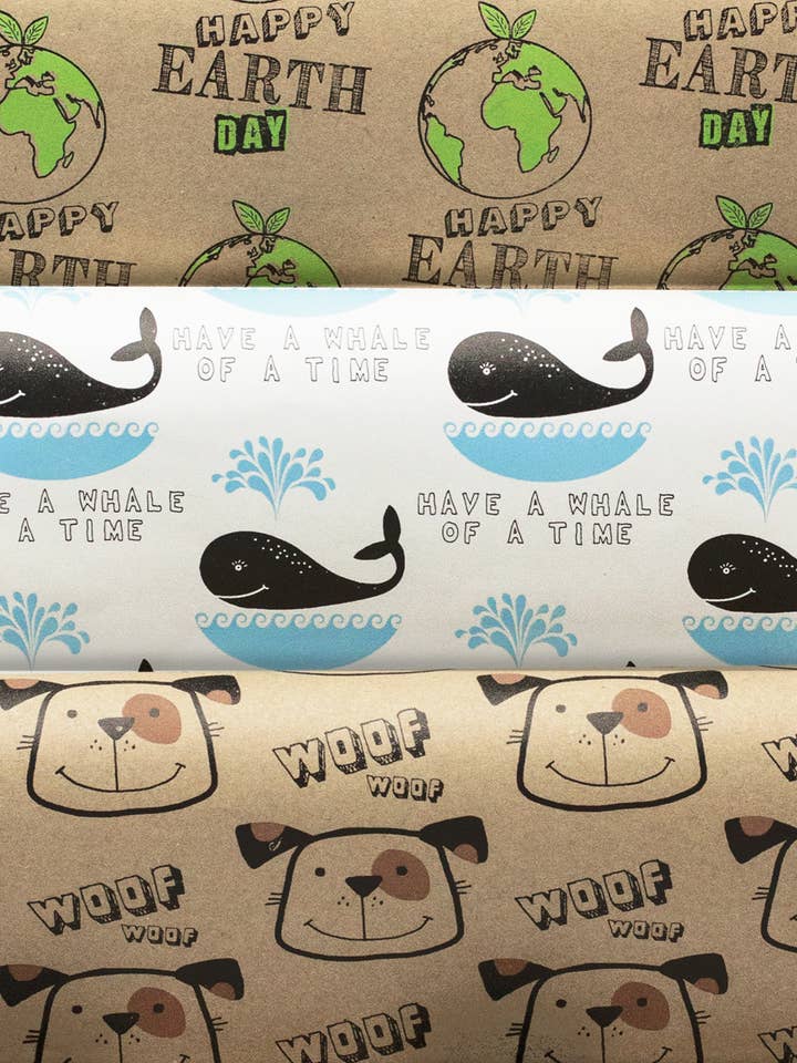 Milieuvriendelijk Happy Earth FSC™ duurzaam inpakpapier voor wholesale door The Unique Paper Company