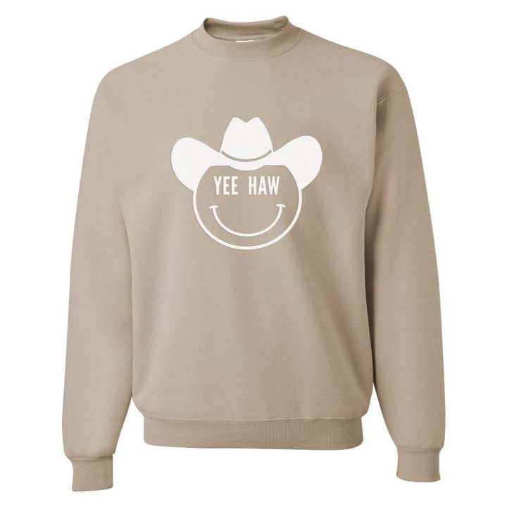 Yee Haw Cowboy Classic Sweatshirt for wholesale by Frankie Jean