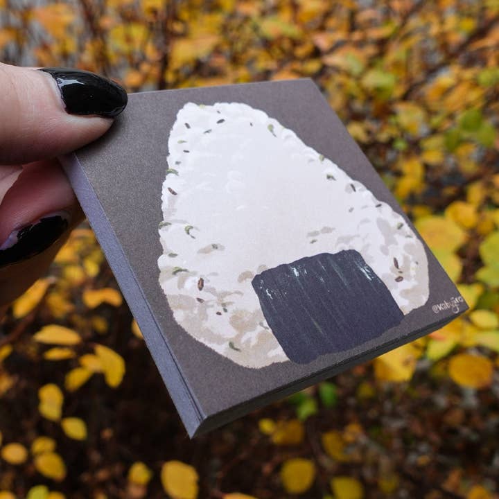 Kabujiro - Wholesale Notepad - Tasty Onigiri – Japanese Square Notepad